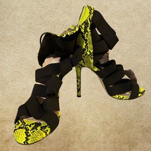 Snake-Skin Heels